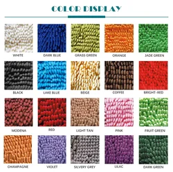 Chinese Suppliers Mass Stock Non Slip Solid Chenille Water Absorption Shaggy Rug Chenille Carpet Bath Mat Shower Mats