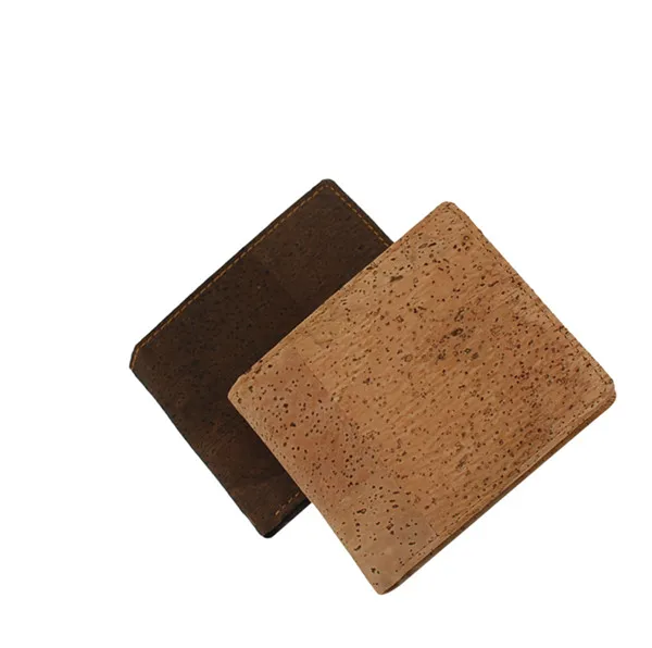 2022 New Trend  Original Ecology Biodegradable  Cork Pocket Coin Wallet  Made of Natural Portugal Cork