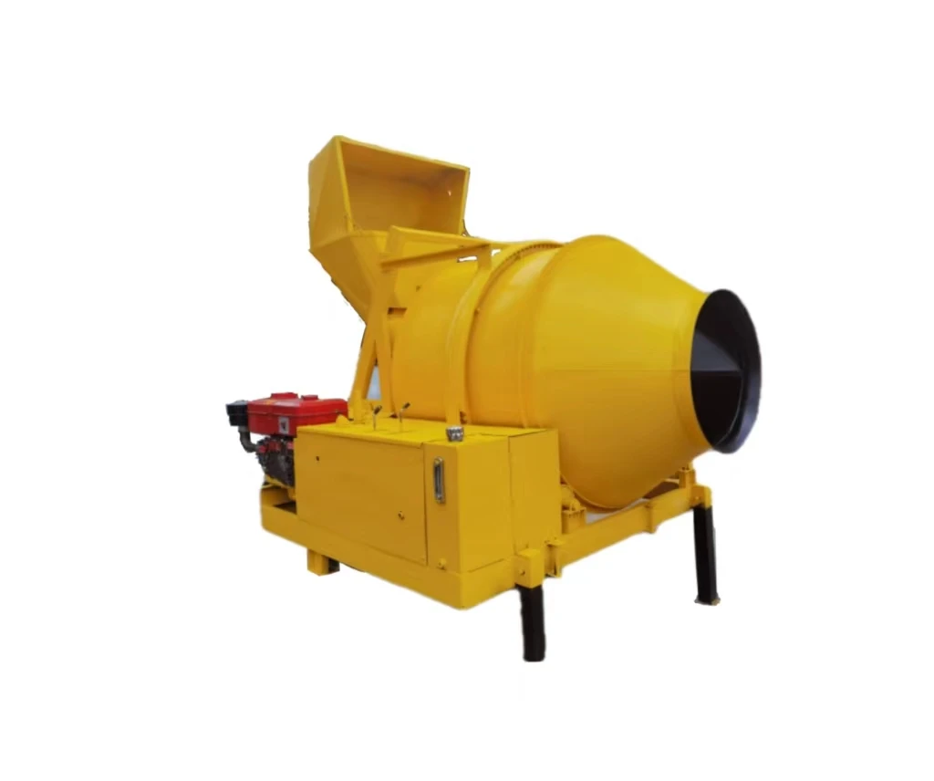 ZHUCHENG Official Low Consumption  the Price of  Mini Diesel  Cement Mixer in Algeria JZC500 for 400 500L