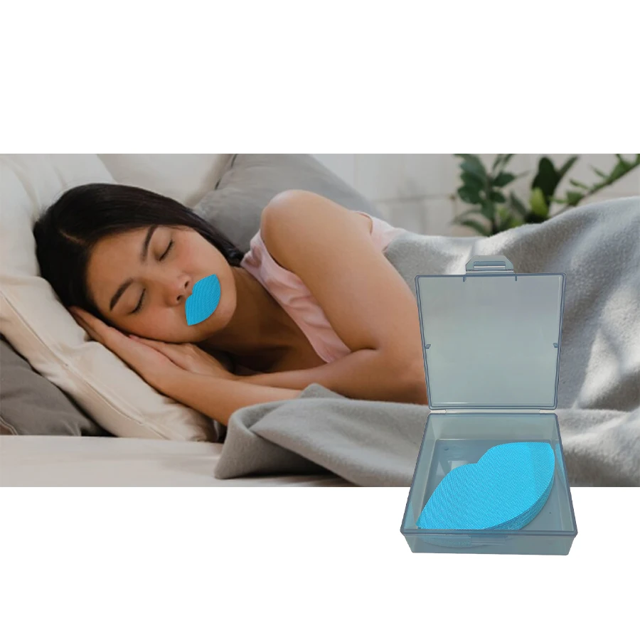 Hypoallergenic Mouth Strip with Henkel Adhesive Stop Breathing Help Nasal Breathe Tapes Lips Shape or Custom Shapes