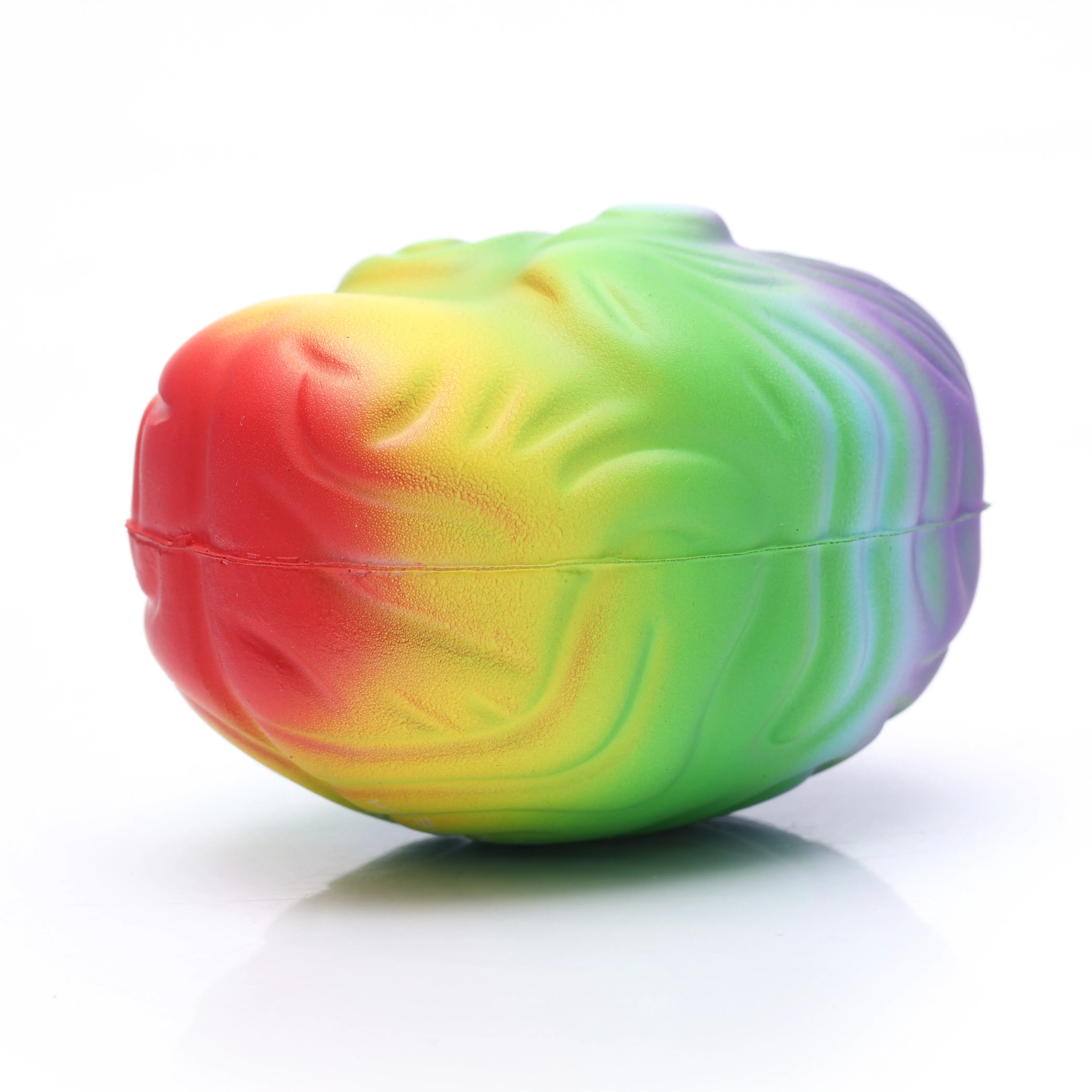 rainbow brain stressball colorful brain foam ball
