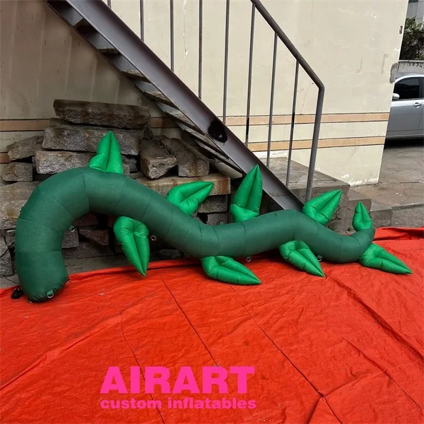 long inflatable vines,inflatable beanstalk tree,inflatable vines chain,pea pod inflatable air art plant decoration
