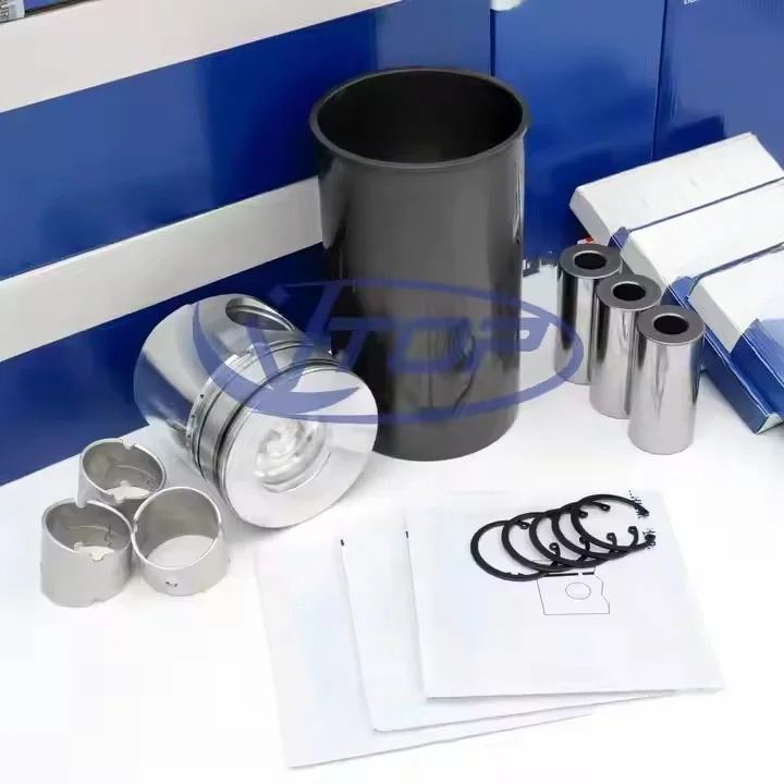 Excavator Engine Spare Parts Liner Kit for 4HK1 6HK1J05E J08E 4D95 6BG1 6HH1 J08C JCB444  QSB6.7 6BT5.9 Mahle  Piston Liner Kit