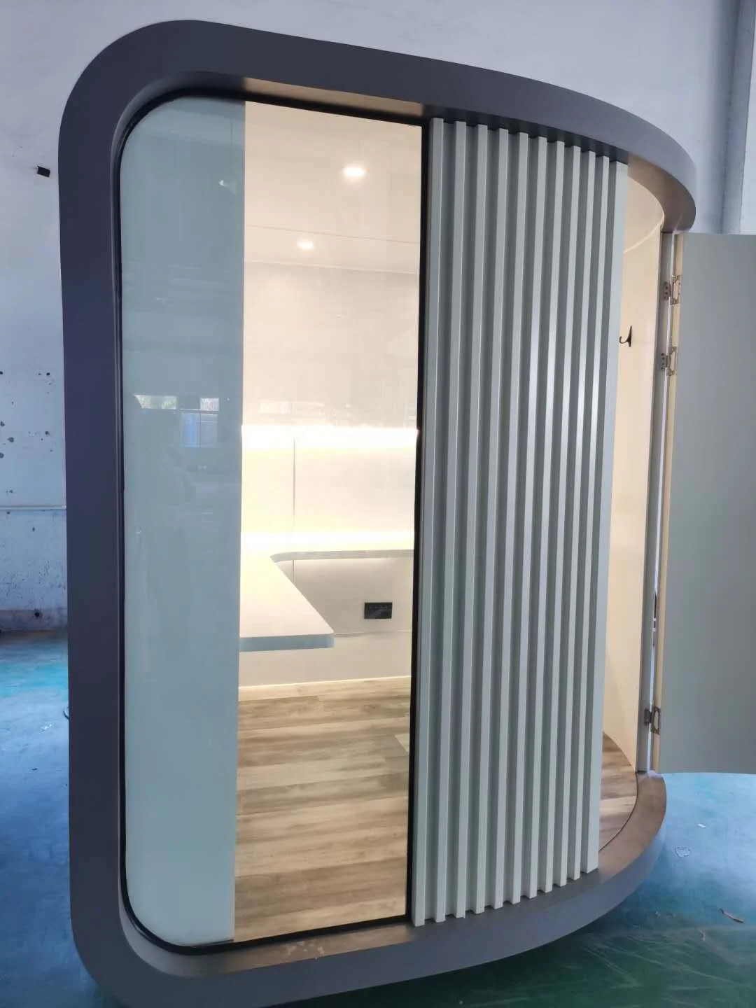 Modern soundproof private room acoustic 1 seater space meeting pod Office portable Mobile Single Pod