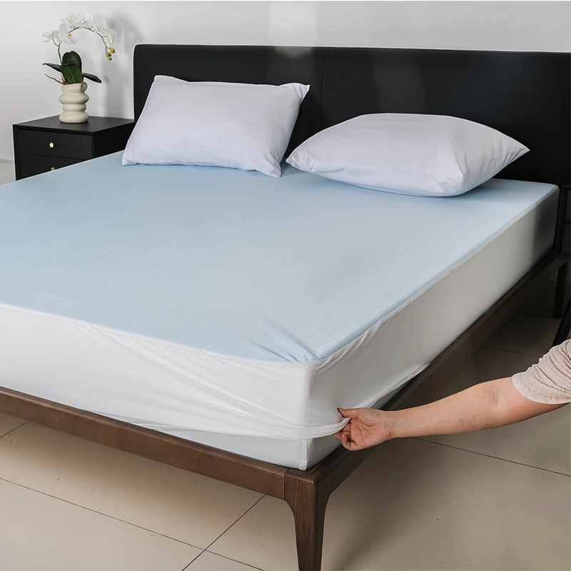 Оптовая продажа, гипоаллергенный охлаждающий дышащий Ультра мягкий наматрасник