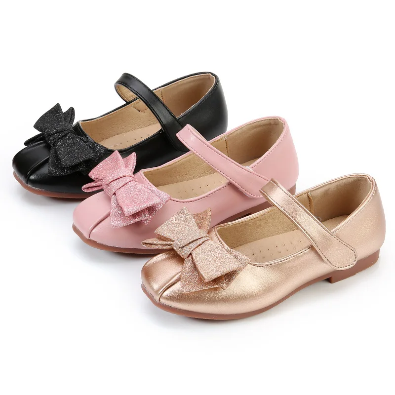 High quality children dress shoes bling-bling girl party shoes wholesale