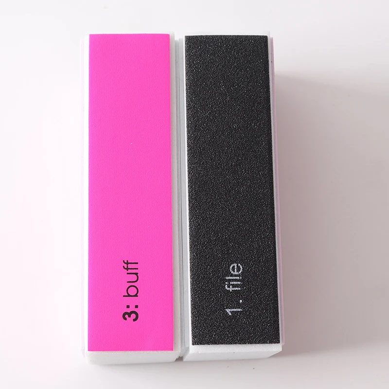 Professional manicure tools 4 way shine nail buffer block