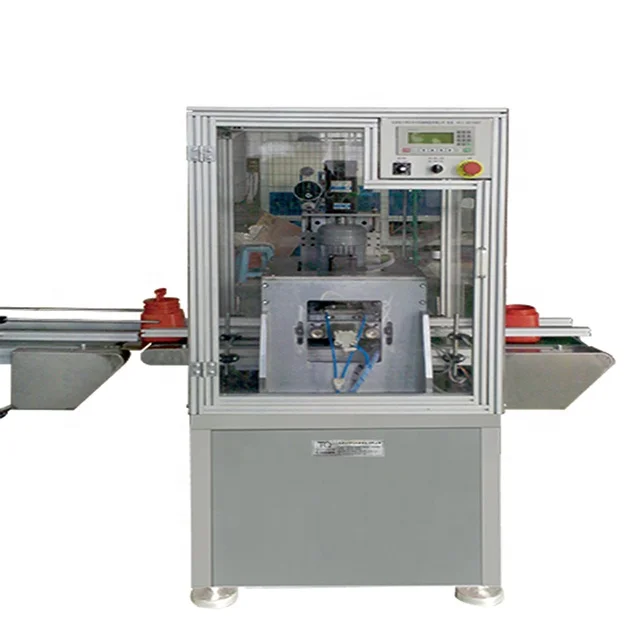 
Automatic PET HDPE plastic bottle mouth neck cutting machine factory 