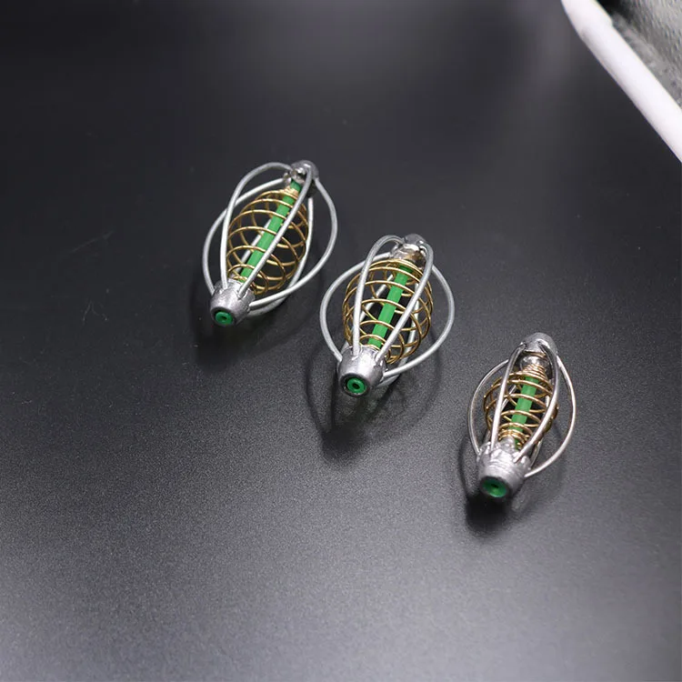Wire Method Carp Fishing Feeder Swim Feeders Spring Lead Sinker