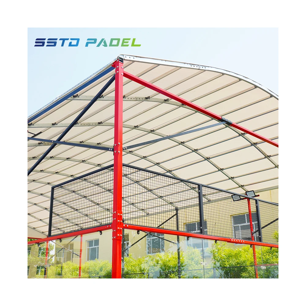 SSTD Padel China outdoor padel court rain cover customize padel court roof