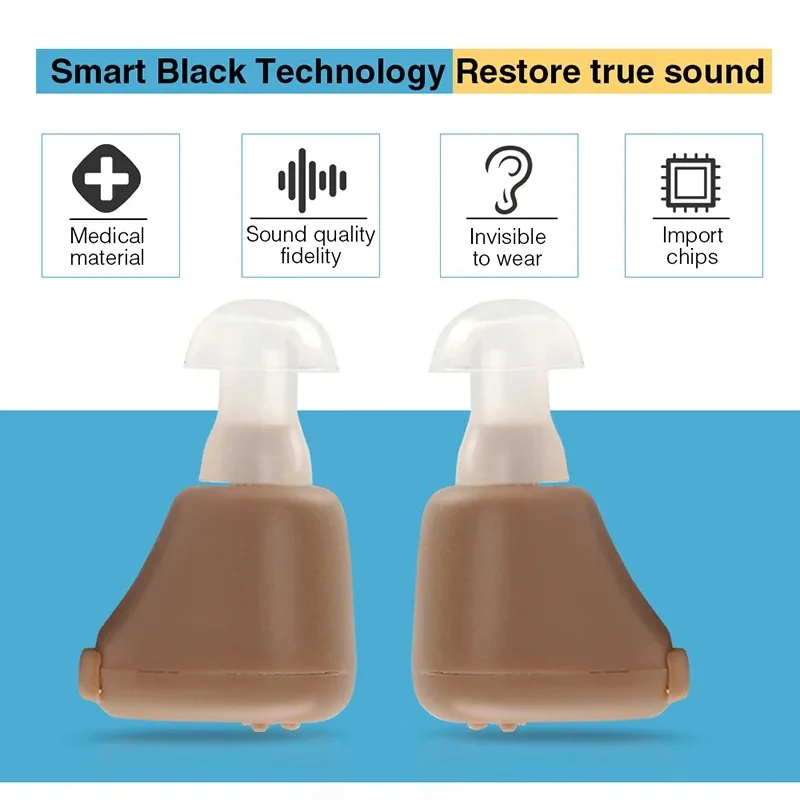 Mini Rechargeable Hearing Aid For The Deaf Sound Amplifier Hearing Aid