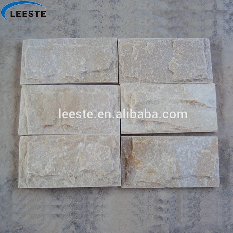 China Natural Irregular Wall Cladding Yellow Slate marble natural stone