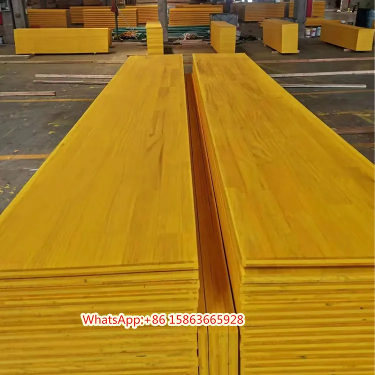Yellow Paint 3-ply Shuttering panel 21mm 27mm construction formwork building products 3 ply three layers board panels 500*2000mm