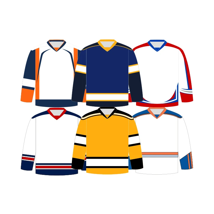 Custom Stitched Mens Ice Hockey Jerseys Sublimation Funny Quick Dry Mesh Fabric Team Name Man Hockey Uniform