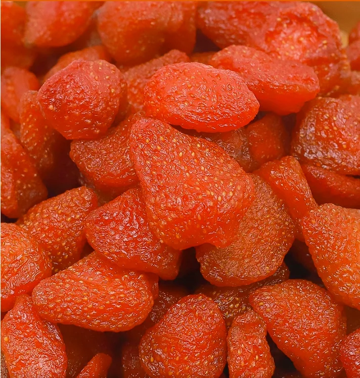 Natural High Quality Dried Strawberries Wholesale Snack Fruit Dried Strawberries