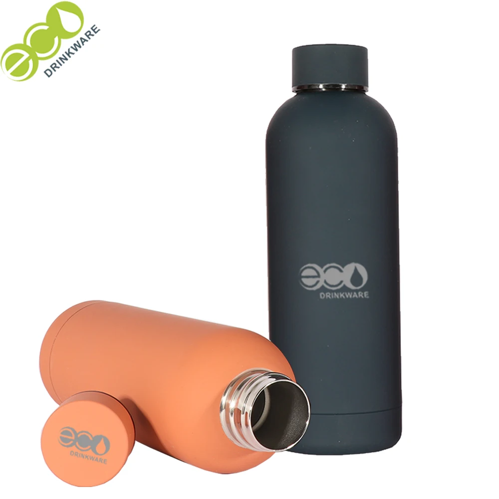 GV036 stocked Custom double wall insulated thermos logo printed hot and cold stainless steel 304 water flask with lid