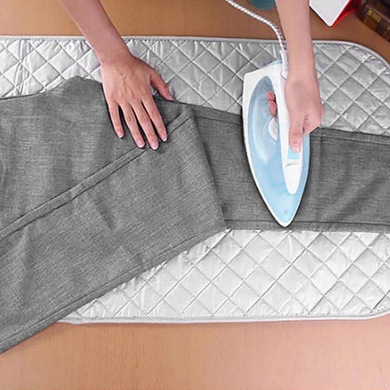 Portable Table Top Ironing Mat Laundry Pad Travel Clothes Protector Board Press Heat Blanket Iron Cover Clothes Protector