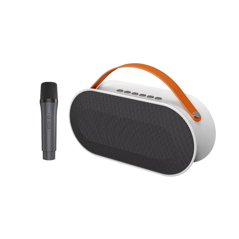 Cross-border P10 wireless K song speaker microphone one outdoor family KTV speaker combination Bluetooth speaker