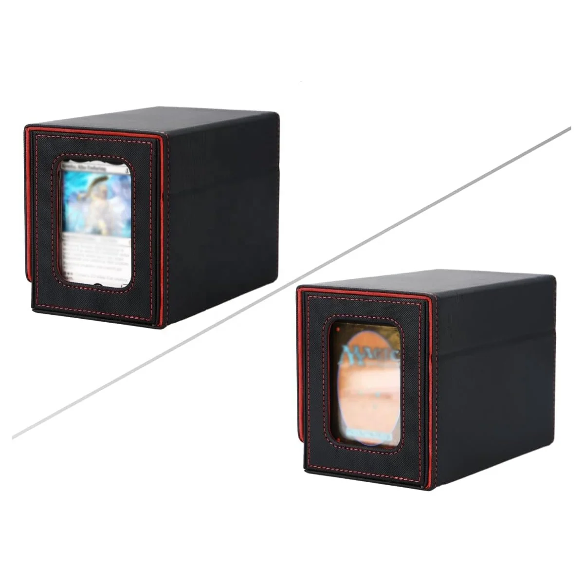 Card Deck Box Fits 200 Single Sleeved Cards Deck Box Boxes For Collectible Cards