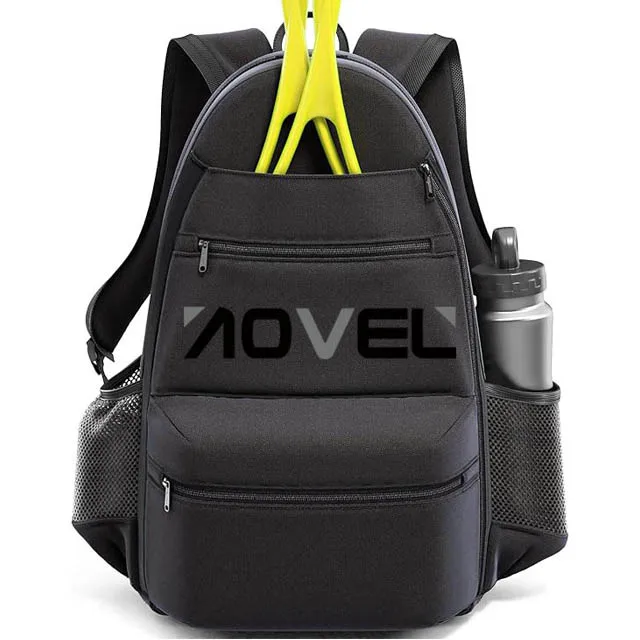 Tennis Backpack for Men Women Holds 2 Tennis Rackets and Shoes Bags For Tennis Pickleball Squash Badminton