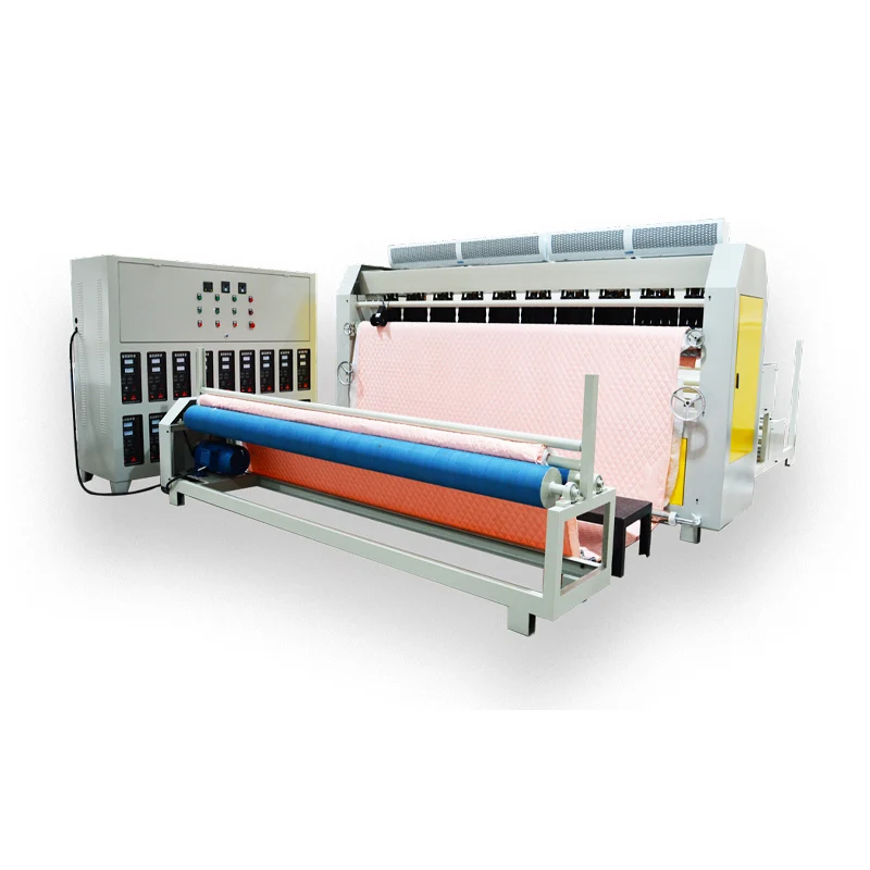 Fully automatic and efficient multi-needle quilting machine