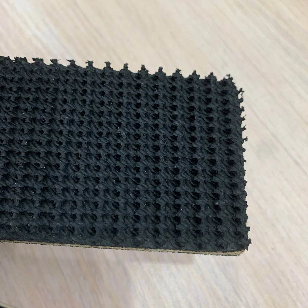 3 ply EP skiing belt rough top black NBR rubber conveyor belt