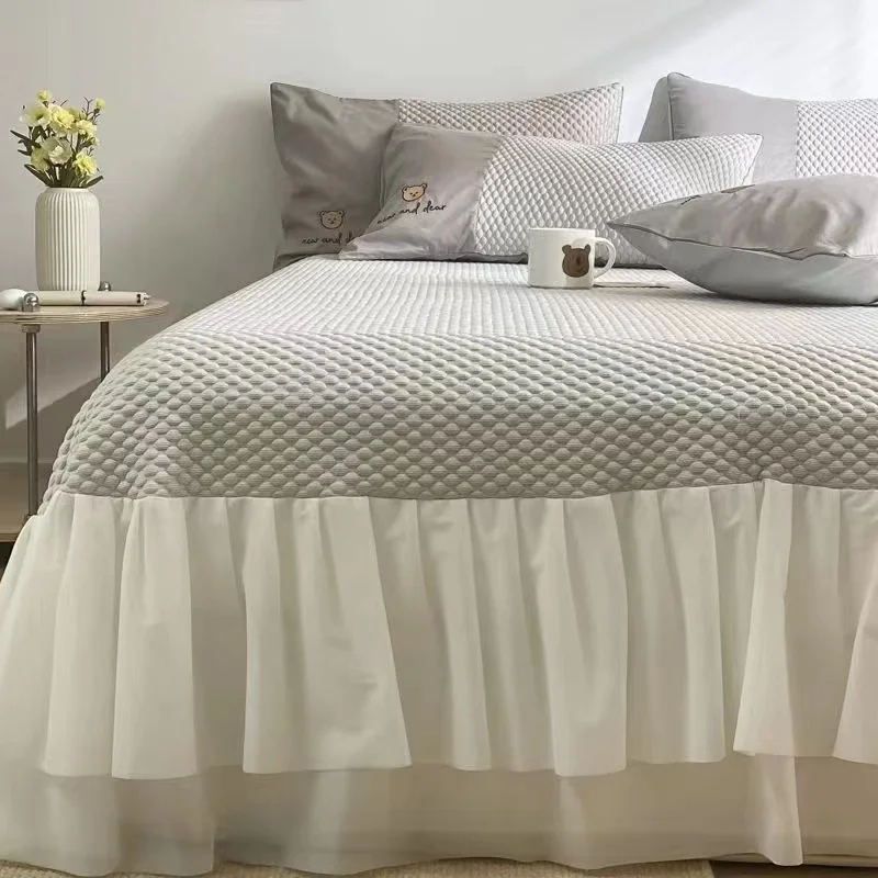 Factory Custom Jacquard Mattress Fabric Knitted Colorful Cooling Fabric Bed Skirt Soft Cooling Fabric for Mattress Sheet