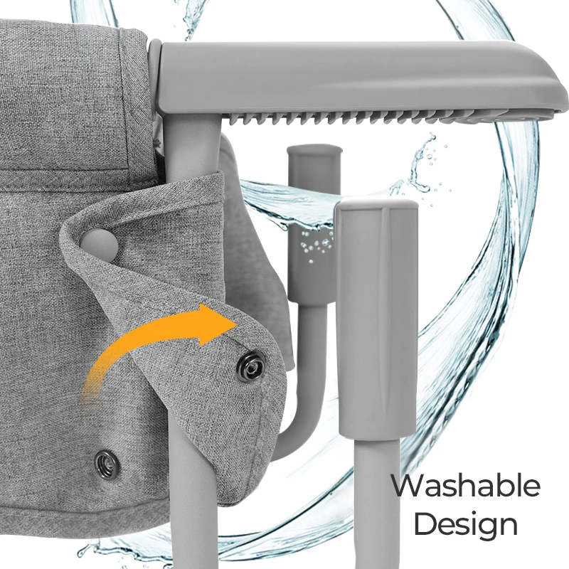 Hook On Chair, Fast Clip-on High Chair for Babies and Toddlers, Portable High Chair for Home and Going Out