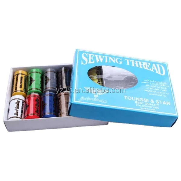 Factory Directly Dyeing hilos de coser 100% Spun Polyester Sewing Thread Wholesale 40/2