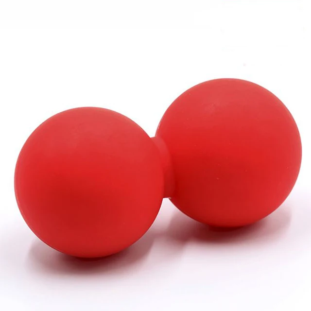 Myofascial силиконовый массажер для мышц арахис двойной Массажный мяч Лакросса