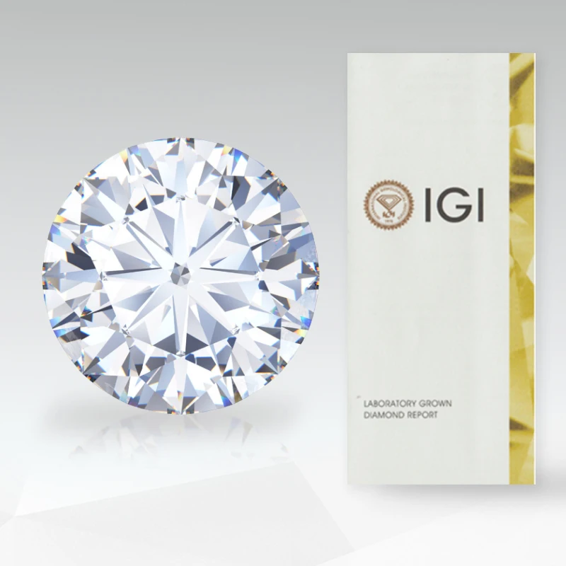 Starsgem IGI Certified 0.5ct 1ct 1.5ct 2ct 3ct Wholesale China made man Created Diamante HPHT CVD Lab Grown Diamond