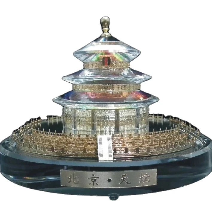 Jingrui 3D Crystal Temple Of Heaven Miniature Building Model For Souvenir JB076