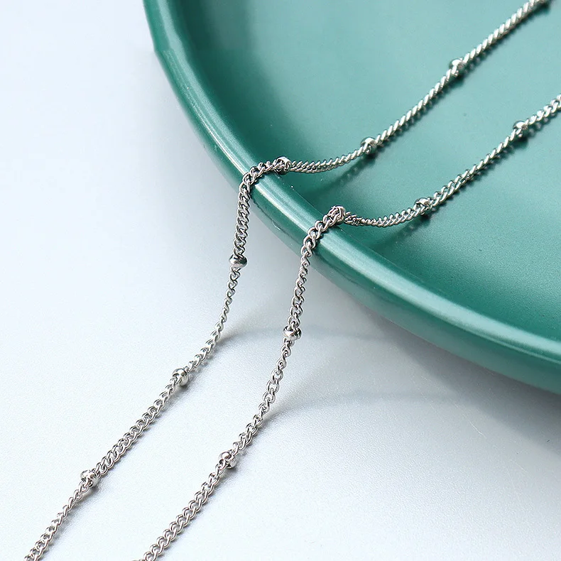 Wholesale Custom Your Size Retro Titanium Steel Gold Silver Plated Simple Niche Snake Twisted Necklace For Women