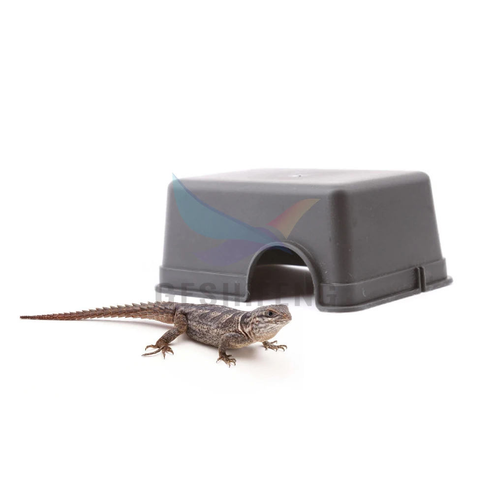 Reptile Hide Box for Snake, Gecko, Lizard Hideout Small Animal