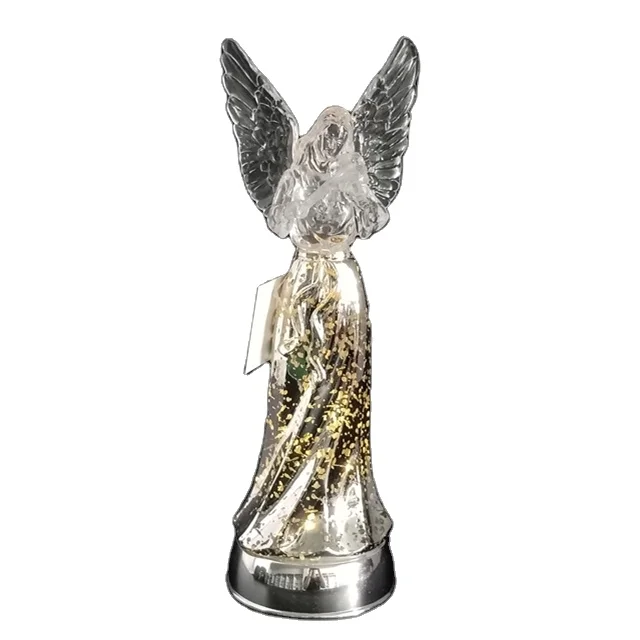 2024 Hot selling Plastic angel statue with lights Angel shape home decoration lights Christmas decoration