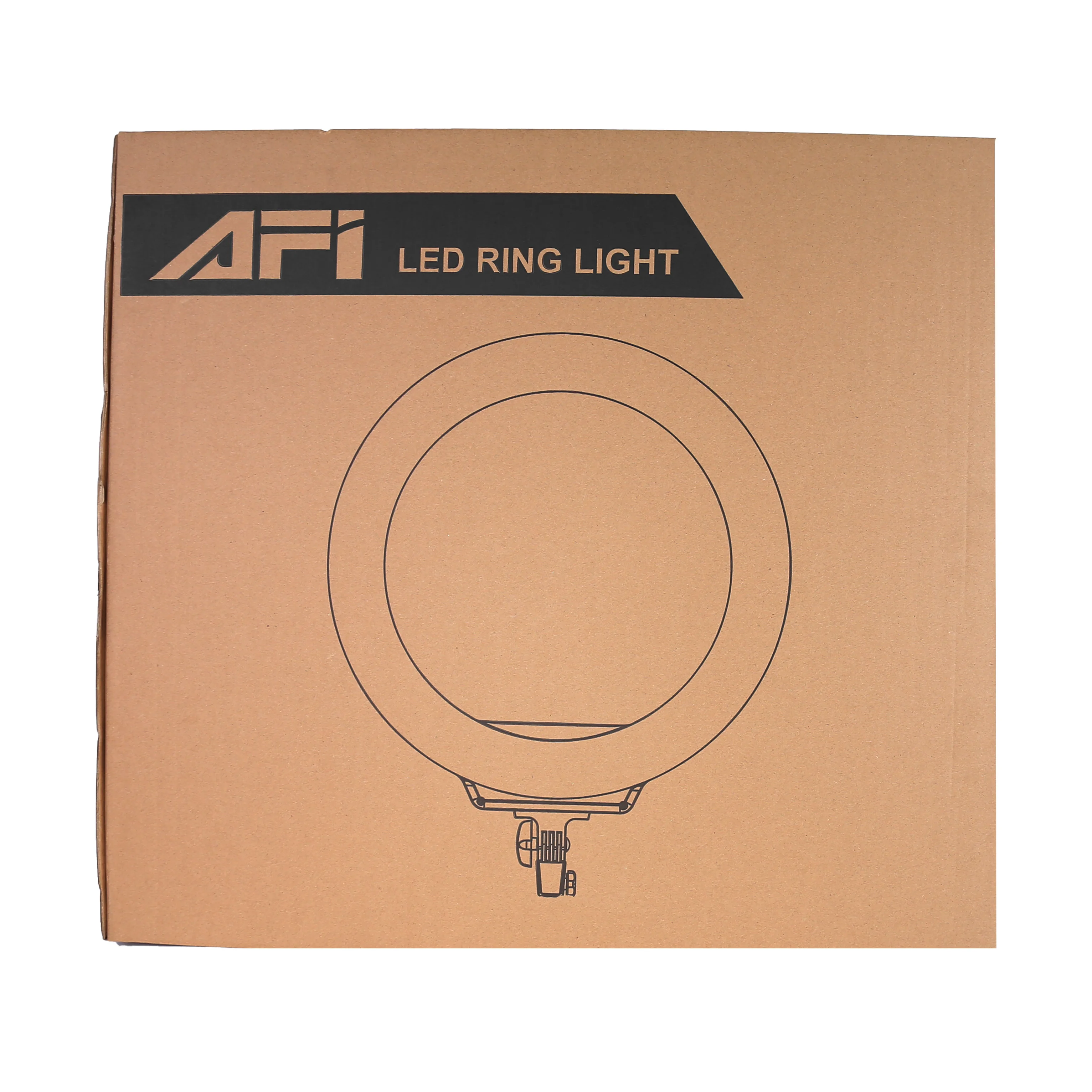 AFI R119 led circle selfie ring light 19 inch 48cm outer 55w 6500k for camera live stream make up video blogging