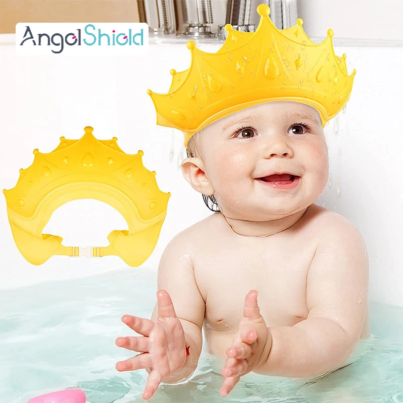 Angel Shield high quality adjustable toddler children bathing ears protect shower cap for kids