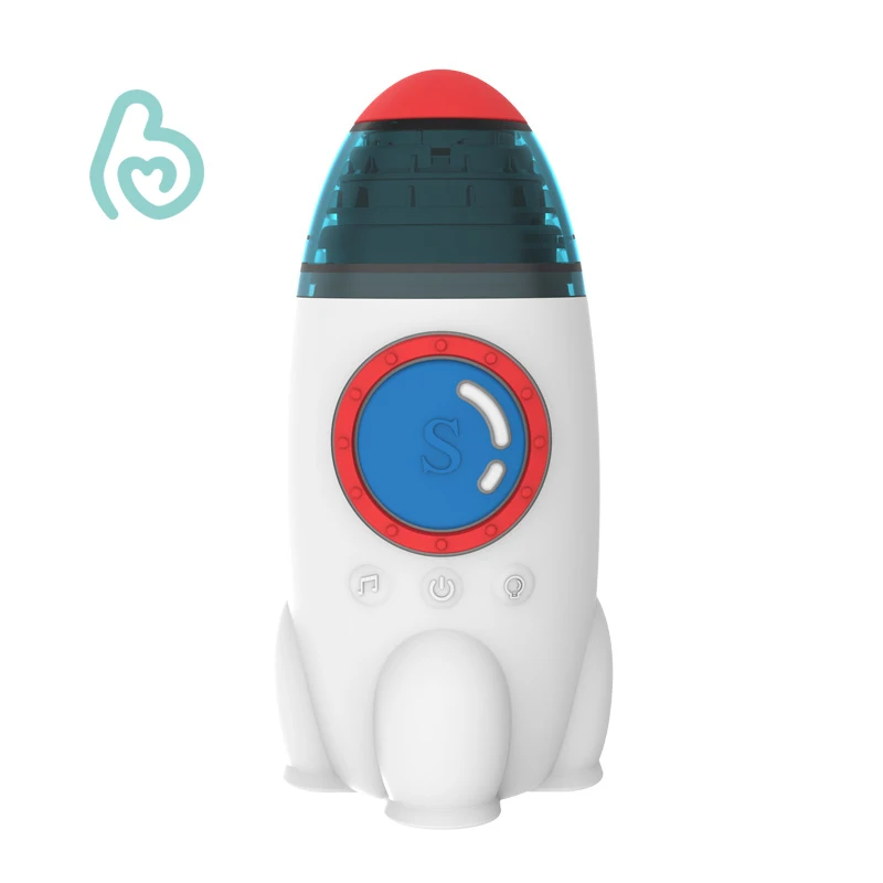 Wholesale hot sale New Easy nasal suction device Nose Cleaner Cute cartoon Rocket Baby Electric Nasal Aspirator