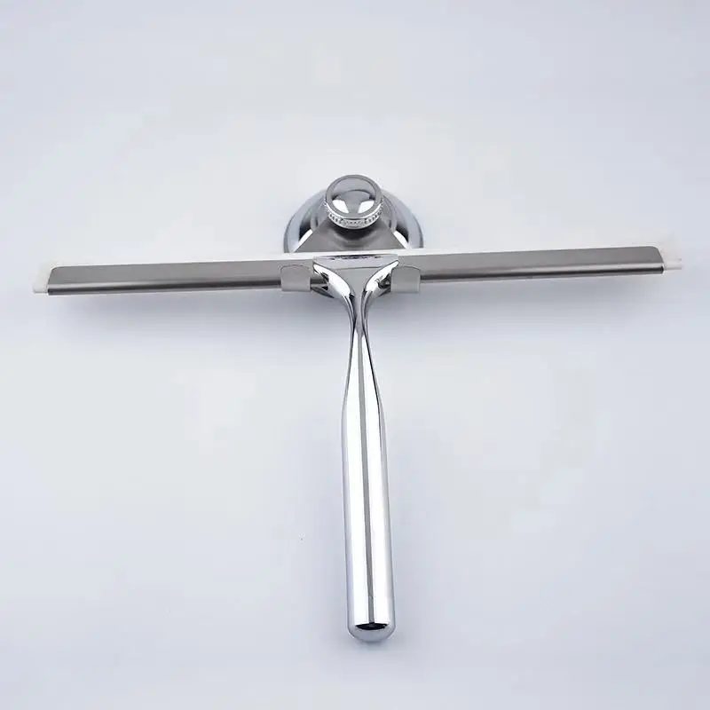 Factory Mass production high quality glass wiper with hook 11 inch rubber strip with comfortable handle window cleaner