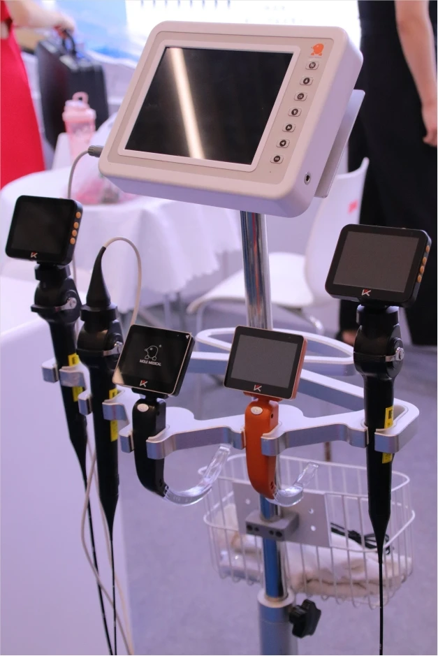 Medical Instrument of Rechargeable Battery Video Laryngoscope Reusable Video Intubation Laryngoscope Endoscope OEM