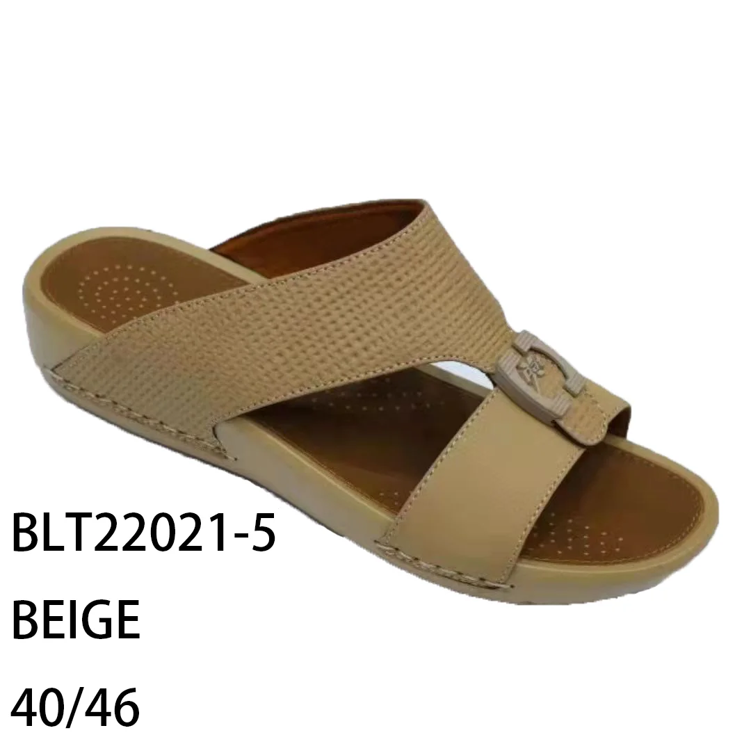 Arabic men slippers and sandals  Hot Sale In 2022 Wholesale Men pu Sole Slippers