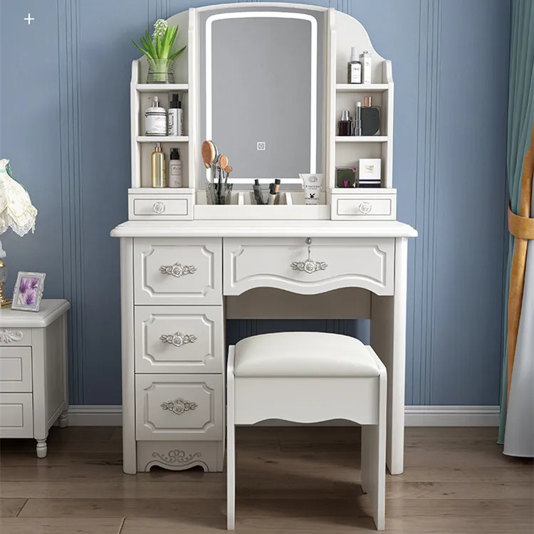 Dressing Table with Mirror and Light