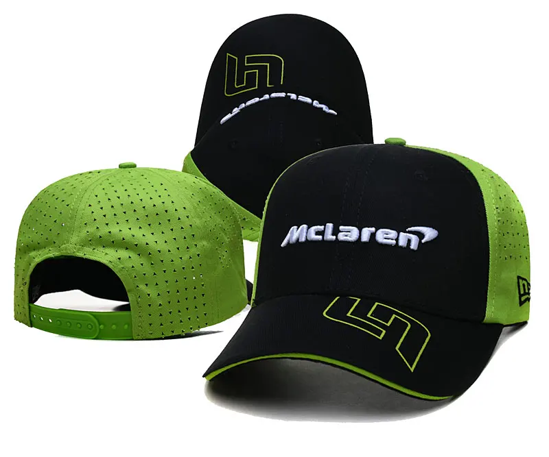 Высококачественная бейсбольная кепка F1 для гоночной команды McLaren Snapback Cap Aston Martin гоночная Кепка мужчин 3D вышитая изогнутая