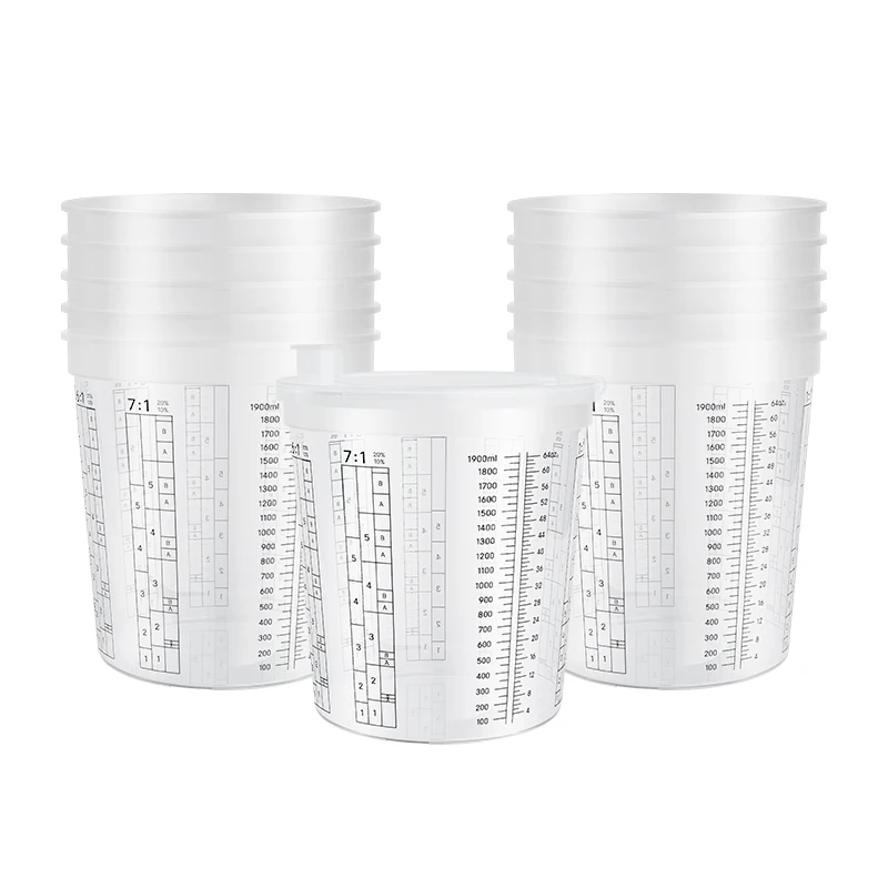 Paint Mixing Ratio Measuring Container Measure Cups Paint Mixing Bucket
