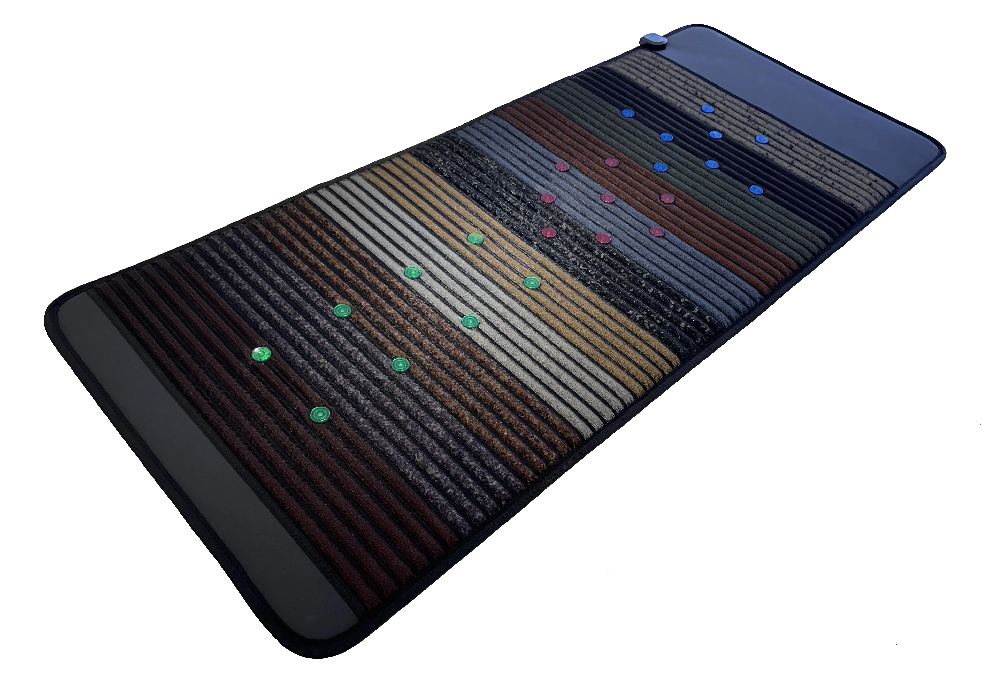 Korea Style Germanium Far Infrared Rays Thermal Healthcare Therapy Acupressure Biomat Pain Relief Tourmaline Heating Stone Mat
