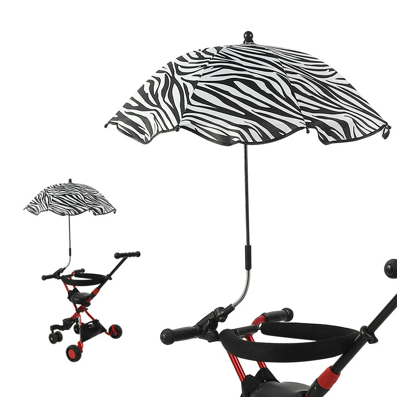 DD2393  Outdoor Flexible Umbrella Holder Push Cart Stand Portable Golf Chair Umbrella Baby Trolley Stroller Umbrella
