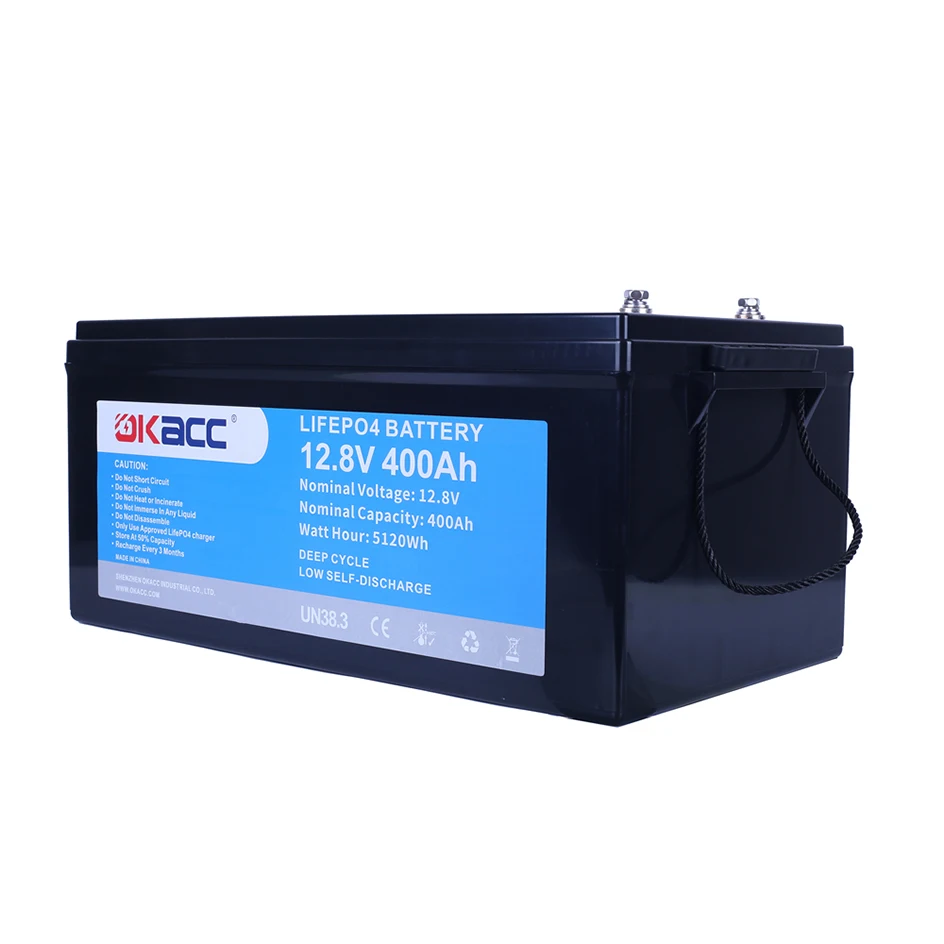 Custom-Made Grade A High Quality Battery Batterie 12 Volt Camping Car 12V Battery Lifepo4 400Ah with BT