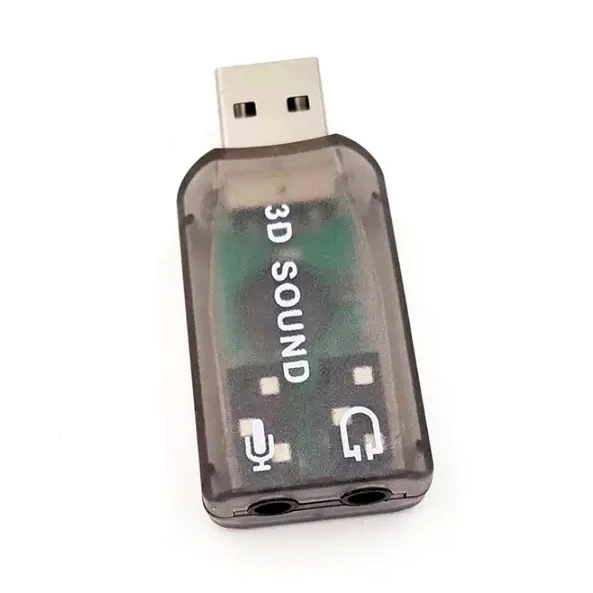  Высокачественное внешнее USB2.0 3d Звуковая карта 5 1 канальный аудио адаптер карты 3 мм динамик микрофон наушников интерфейс для