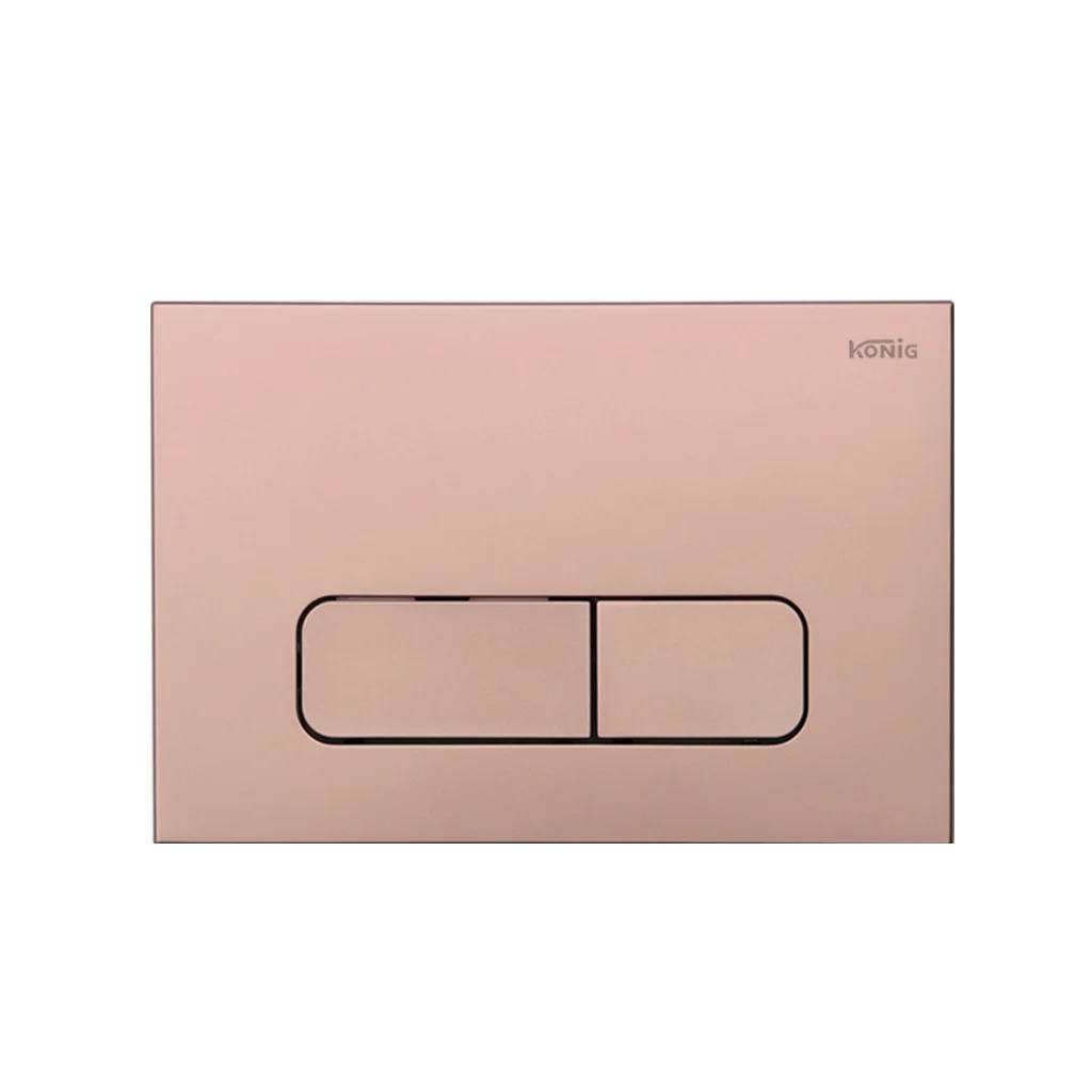 Modern Decorative Chrome Dual Flush button ABS Control Panel Flush Plate for luxury Concealed Cistern