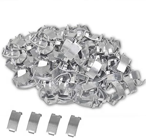 Hot Sale Galvanized Razor Barbed Wire Clips for Razor Wire Fasten